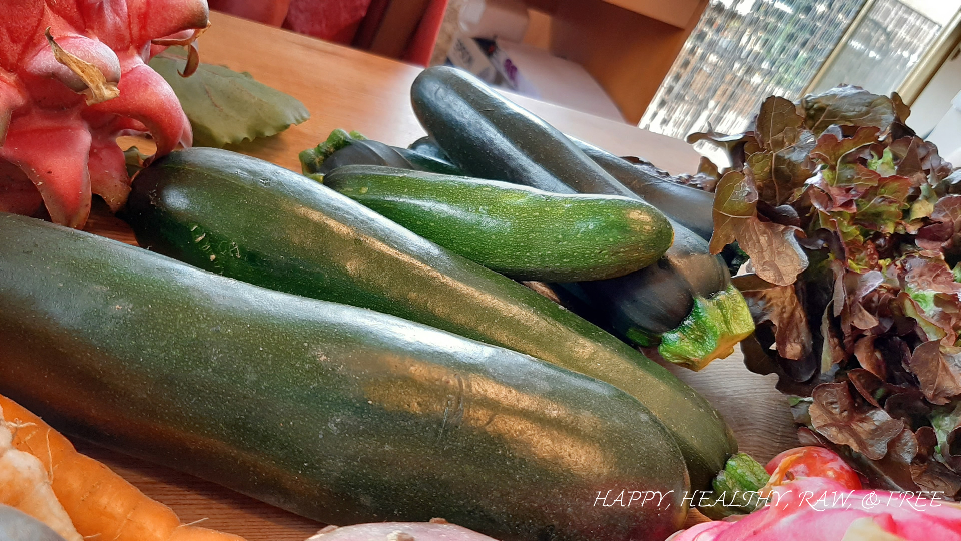 Sommerrohkost Teneriffa: Zucchini
